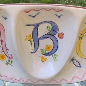 Strangl children divided plate 1950’s